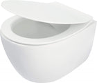 Deante Silia WC-Schüssel, mit Deckel, spülrandlos weiß