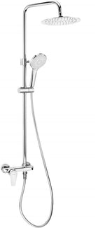 Deante Agawa Duschsystem, mit Duscharmatur Chrom