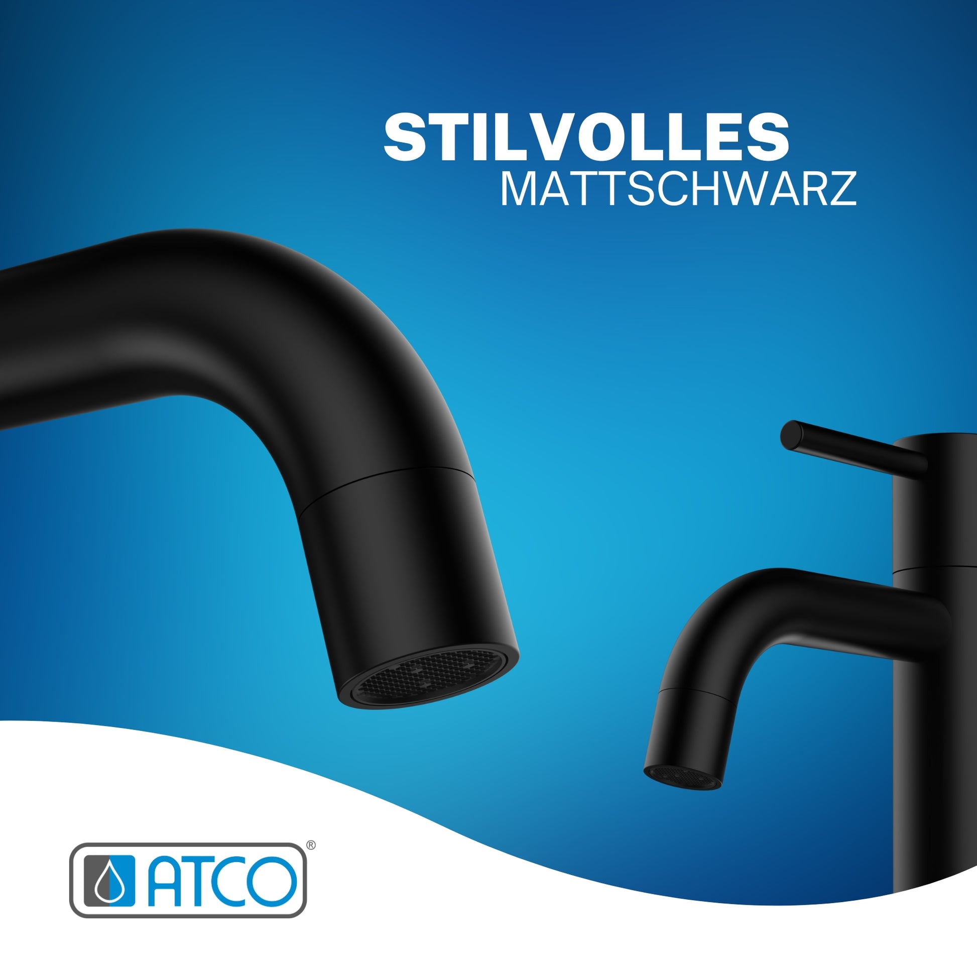 atco kaltwasserhahn stilo standventil ventil armatur wasserhahn schwarz bad waschtisch gaeste wc waschbecken 6