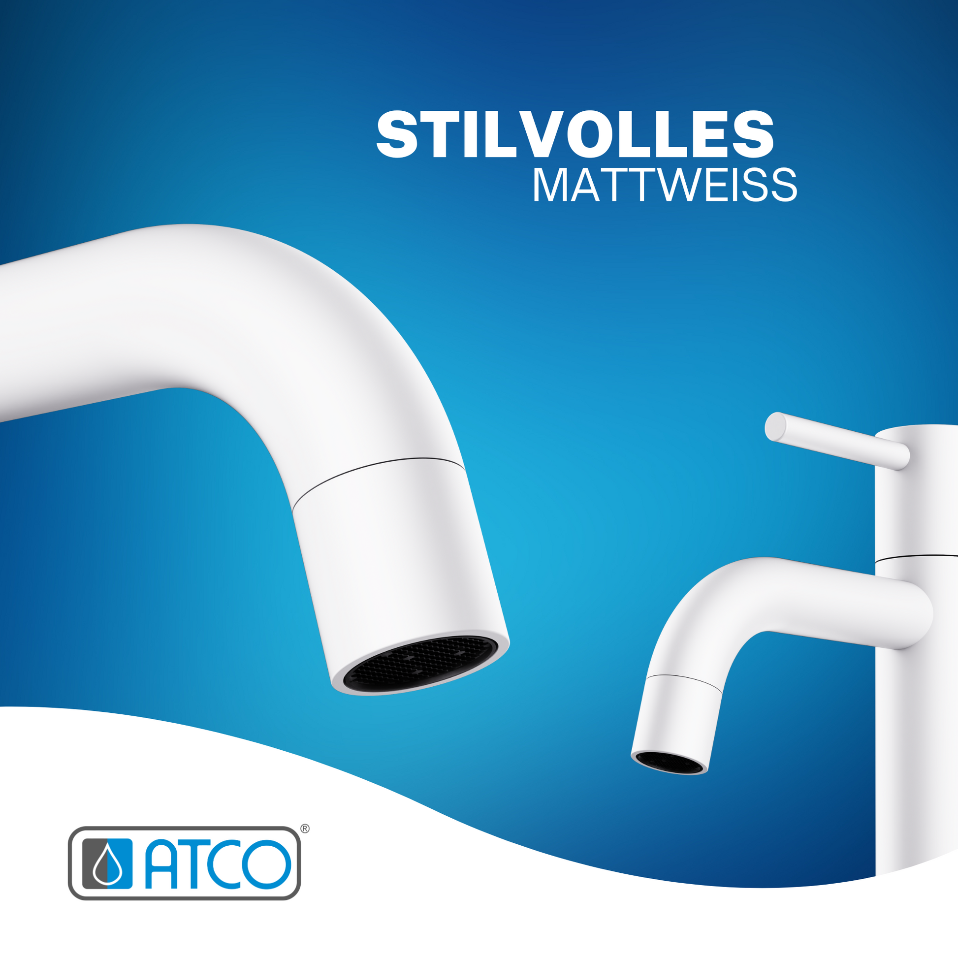atco kaltwasserhahn stilo standventil ventil armatur wasserhahn weiss bad waschtisch gaeste wc waschbecken 7