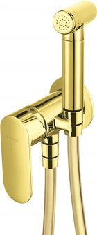 Deante Alpinia Bidetarmatur, Unterputzmontage, mit Bidet-Handbrause Gold