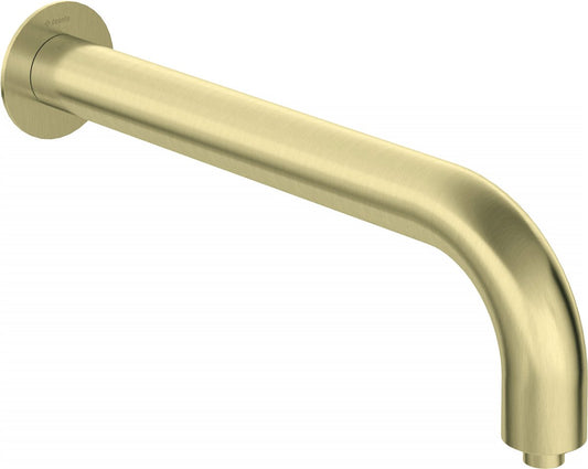 Deante Silia Wand-duscharm - 380 mm gebürstetes Gold