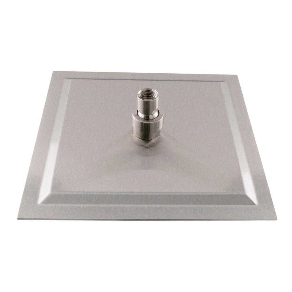 ATCO Kopfbrause Edelstahl Quadrat Eckig Regendusche Regenbrause Brausekopf Duschkopf