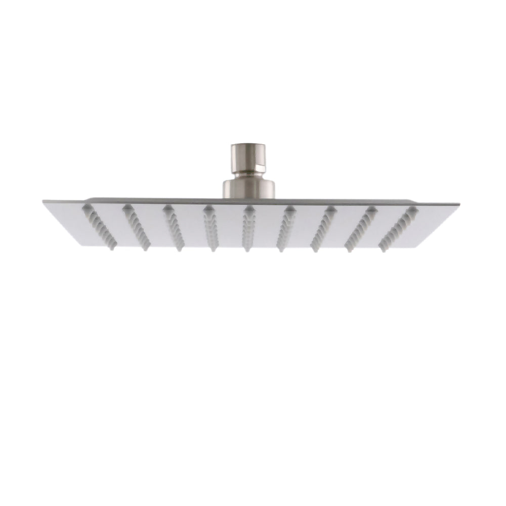 ATCO Kopfbrause Edelstahl Quadrat Eckig Regendusche Regenbrause Brausekopf Duschkopf