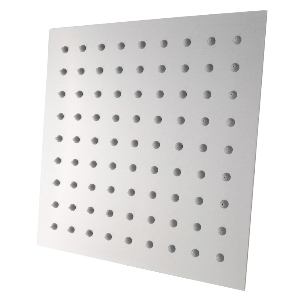 ATCO Kopfbrause Edelstahl Quadrat Eckig Regendusche Regenbrause Brausekopf Duschkopf