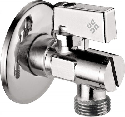 Deante Kugelventil, für Waschmaschine- und Geschirrspüleranschluss, 1/2" - 3/4" Chrom