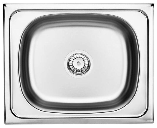 Deante Techno Stahlspülbecken, 1-Becken Satin