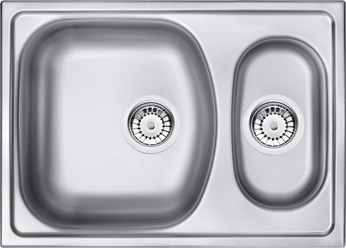 Deante Xylo Stahlspülbecken, 1.5 Becken Dekor