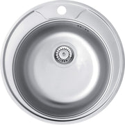 Deante Twist Stahlspülbecken, 1-Becken Satin