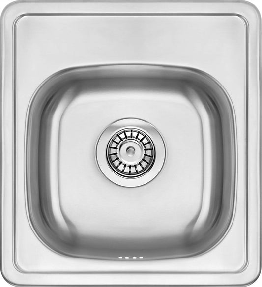 Deante Mercato Stahlspülbecken, 1-Becken Satin