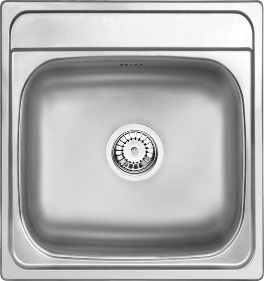 Deante Mercato Stahlspülbecken, 1-Becken Dekor