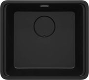 Deante Momi Granitspülbecken, 1-Becken Nero