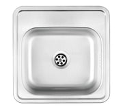 Deante Techno Stahlspülbecken, 1-Becken Dekor