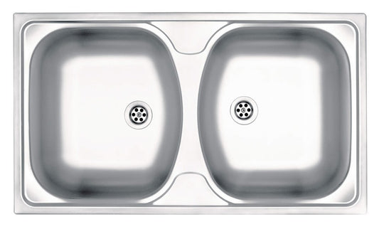 Deante Techno Stahlspülbecken, 2 - Becken Dekor