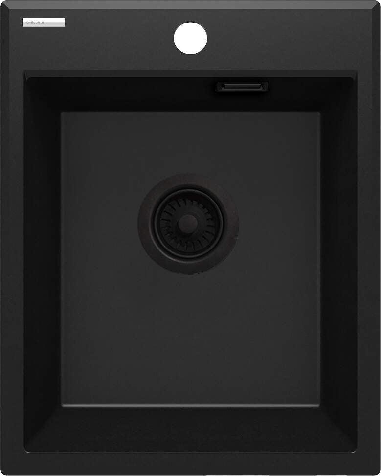 Deante Eridan Granitspülbecken, 1-Becken Nero