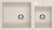 Deante Granitspülbecken, 1.5 Becken beige