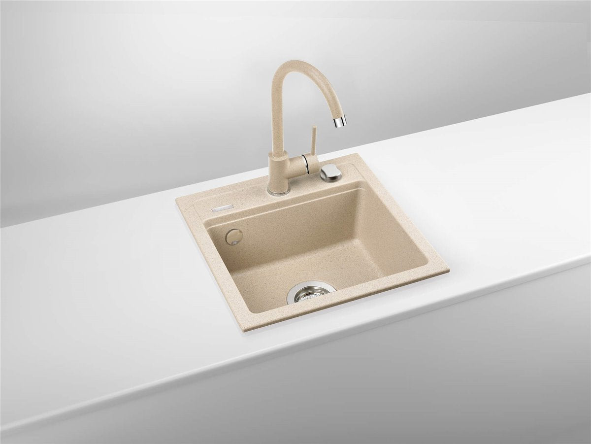 Deante Zorba Granitspülbecken, 1-Becken Sand