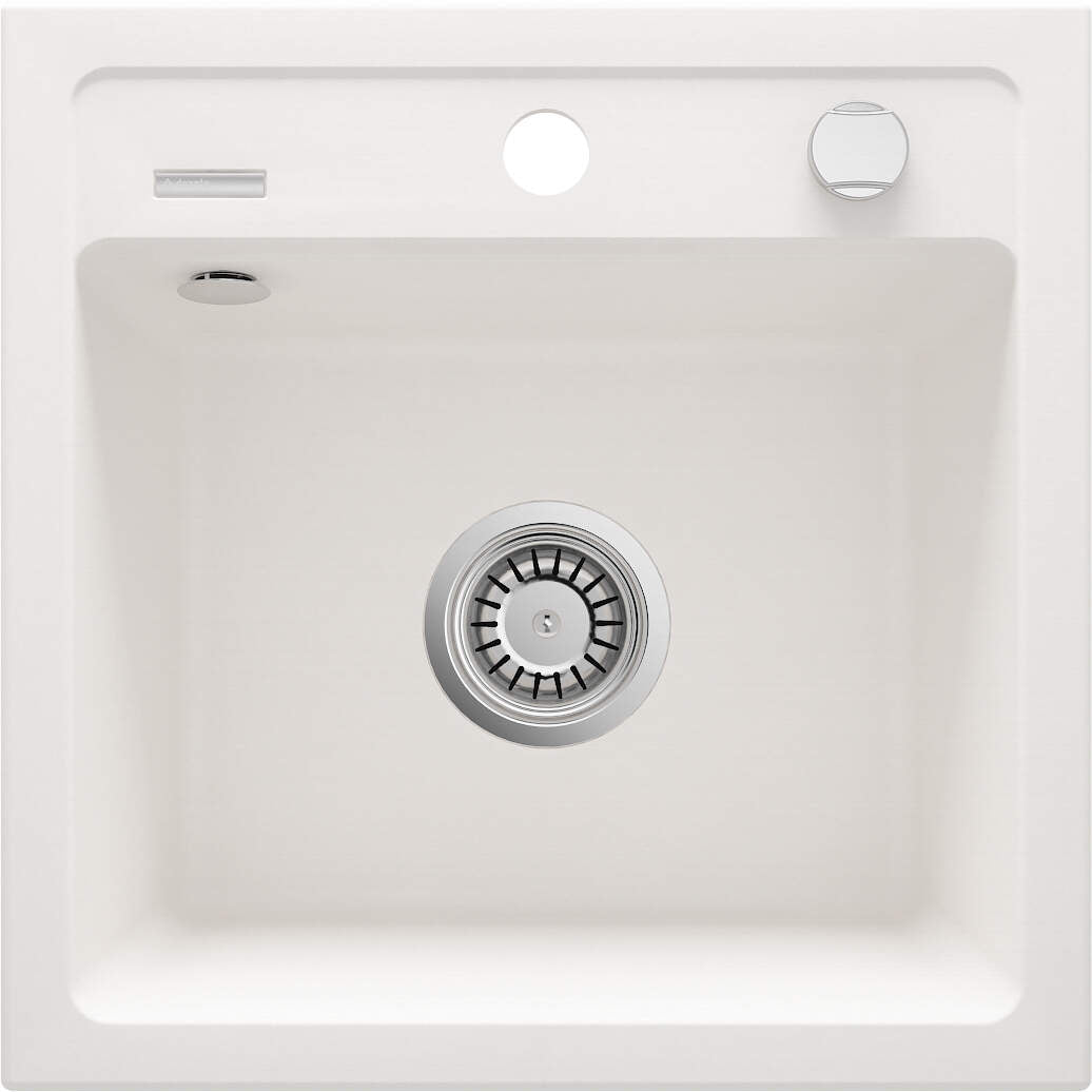 Deante Zorba Granitspülbecken, 1-Becken Alabaster