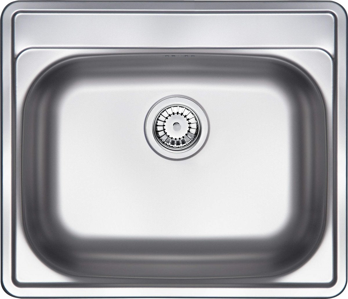 Deante Soul Stahlspülbecken, 1-Becken Satin