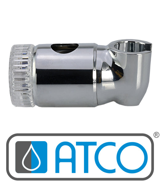 ATCO Schieber Gleiter für Duschstange Brausestange Wandstange Ø 18 mm Chrom
