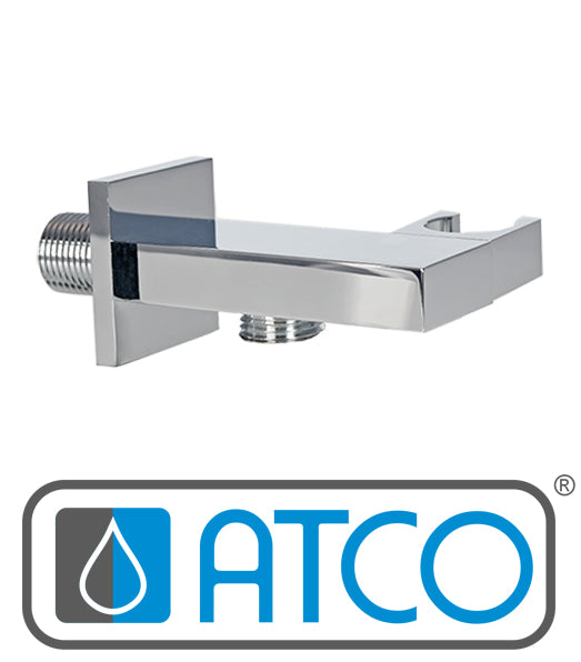 ATCO Design Wandanschlussbogen Wandbogen Anschlussbogen Brause Dusche Chrom